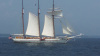 Tall Ship on Open Ocean